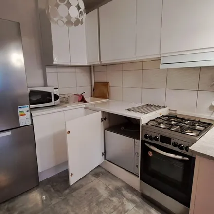 Rent this studio apartment on Juliana Ursyna Niemcewicza in 02-030 Warsaw, Poland