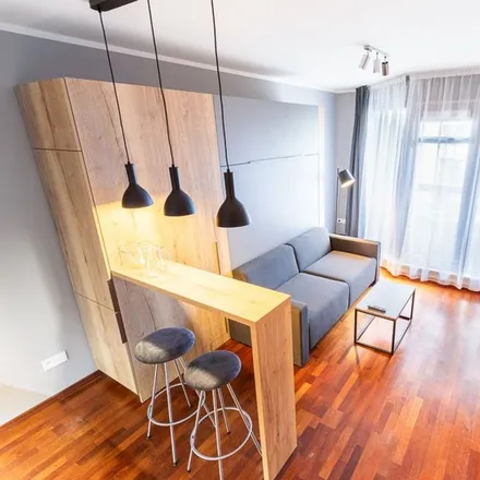 Rent this 1 bed apartment on Česká spořitelna in Na Slupi 2b, 128 00 Prague