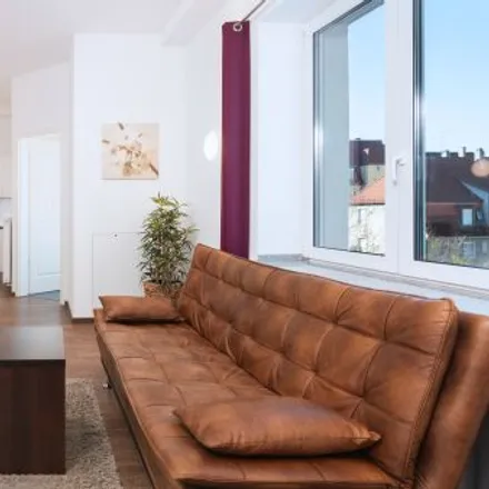 Rent this studio apartment on Aparthotel Stadtvilla Premium in Cramerstraße 7, 97421 Schweinfurt