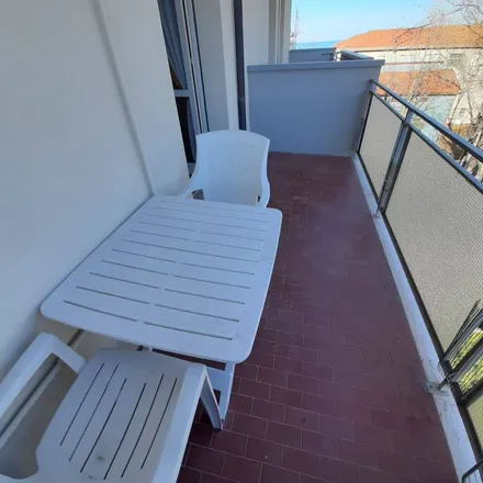 Rent this 3 bed apartment on Viale Leon Battista Alberti 21 in 47042 Cesenatico FC, Italy