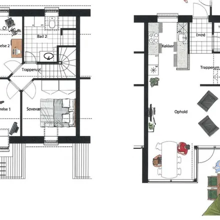 Rent this 3 bed apartment on Tilst Parkvej 22 in 8381 Tilst, Denmark