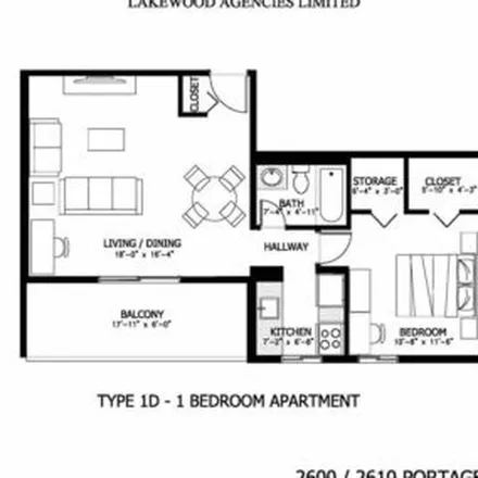 Image 3 - Portage Avenue, Winnipeg, MB R3J 0K9, Canada - Apartment for rent