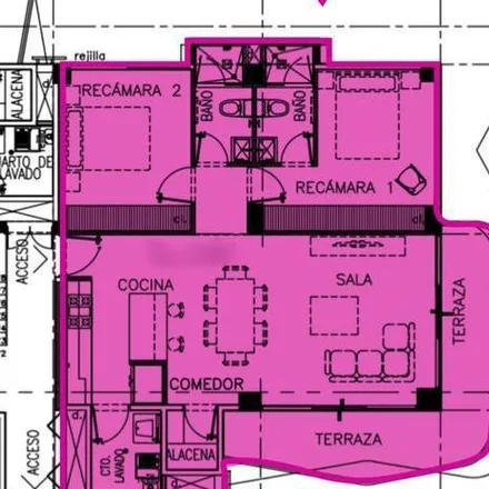 Rent this 2 bed apartment on Fray Antonio de Monroy e Hijar in Delegaciön Santa Rosa Jáuregui, 76100 Juriquilla