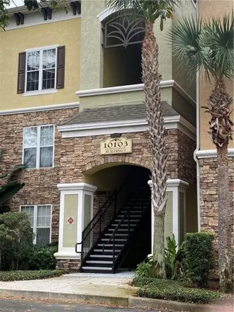 Rent this 1 bed condo on 10100 Courtney Oaks Circle in Hillsborough County, FL 33619