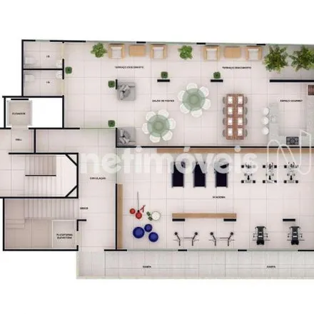 Buy this 3 bed apartment on Rua Brasiléia in Pampulha, Belo Horizonte - MG