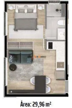 Buy this 1 bed apartment on Rua Desembargador Motta 2481 in Bigorrilho, Curitiba - PR
