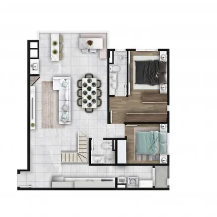 Buy this 3 bed apartment on Rua 29 de Junho 207 in Bacacheri, Curitiba - PR