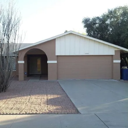 Rent this 3 bed house on 1449 East McNair Drive in Tempe, AZ 85284