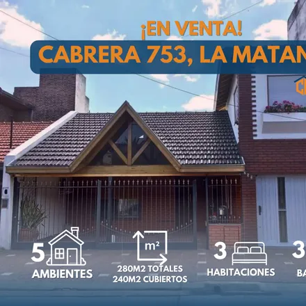 Buy this 3 bed house on Cabrera 773 in Partido de La Matanza, 1756 Lomas del Mirador