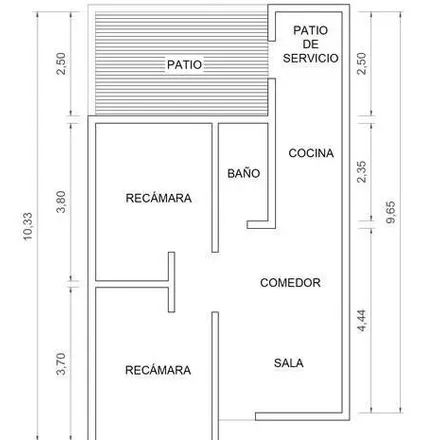 Buy this 2 bed apartment on Llano de la Torre in Avenida Central, Iztapalapa