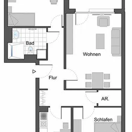 Rent this 3 bed apartment on Töpferweg 4 in 55130 Mainz, Germany