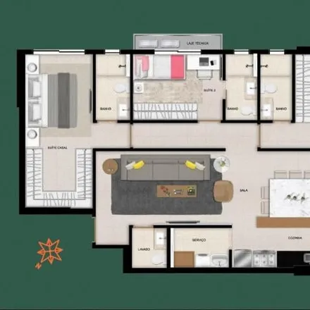 Buy this 3 bed apartment on Sintesis Projetos in Rua T-30, Setor Bueno