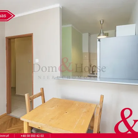 Rent this 1 bed apartment on Bitwy Oliwskiej 14 in 80-339 Gdańsk, Poland