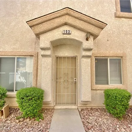 Rent this 3 bed townhouse on 6399 Rusticated Stone Avenue in Clark County, NV 89011