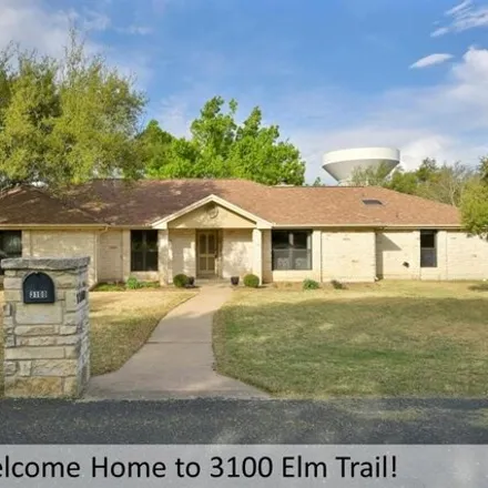 Buy this 4 bed house on 3152 Elm Trail in Williamson County, TX 78681