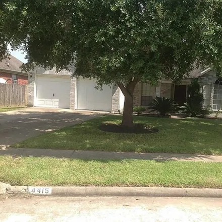 Rent this 3 bed house on 4417 West Thunderwood Circle in Fort Bend County, TX 77545