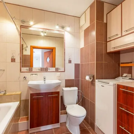 Rent this 3 bed apartment on MEVO GDA048 in Obrońców Wybrzeża, 80-399 Gdańsk