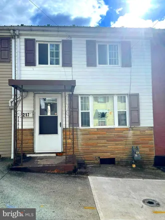 Buy this 2 bed townhouse on 217 Pear Street in Cumberland, MD 21502