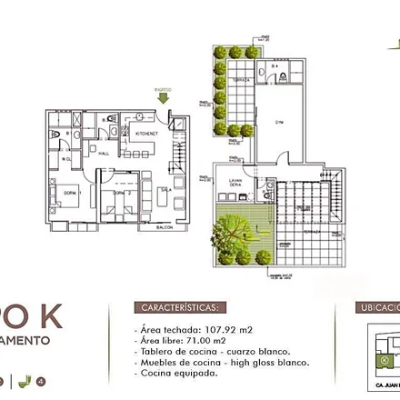 Buy this 2 bed apartment on Notaría Jorge Velarde Sussoni in Calle Juan Del Carpio 249, San Isidro