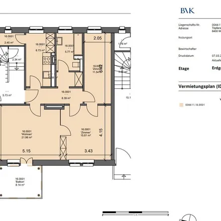 Rent this 3 bed apartment on Töpferstrasse 6 in 8411 Winterthur, Switzerland