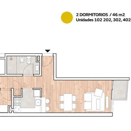 Buy this 2 bed apartment on Avenida Agraciada 2518 in 11800 Montevideo, Uruguay