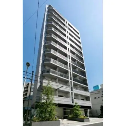 Rent this studio apartment on グリーンルーム in 12 Kasuga-dori Avenue, Kuramae 3-chome