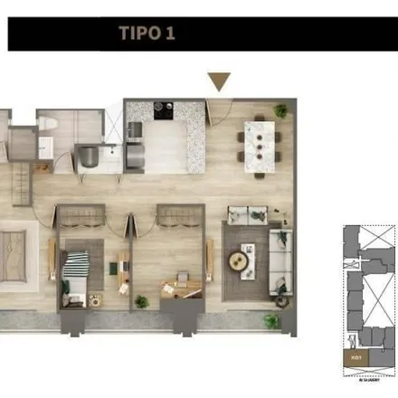 Buy this 3 bed apartment on Salaverry Avenue 2423 in San Isidro, Lima Metropolitan Area 15976
