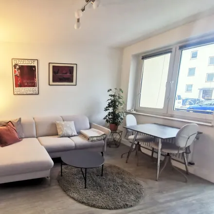 Rent this 1 bed apartment on Grevenbroicher Weg 21 in 40547 Dusseldorf, Germany