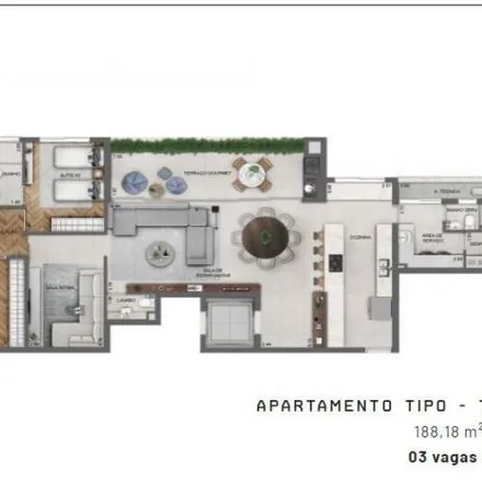 Buy this 3 bed apartment on Rua João Américo de Oliveira 922 in Hugo Lange, Curitiba - PR