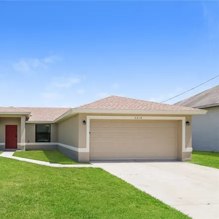Rent this 4 bed house on 2618 55th Street Southwest in Lehigh Acres, FL 33976