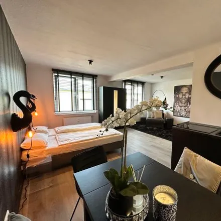 Rent this studio apartment on Chocolate Museum a-partments in Holzgasse 16, 50676 Cologne