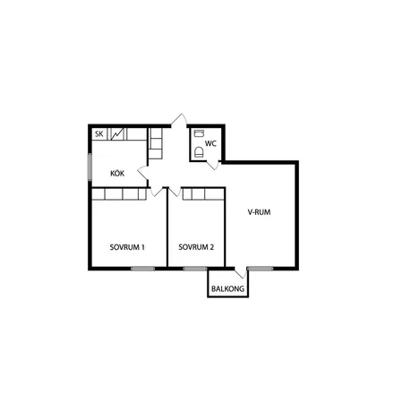 Rent this 3 bed apartment on Frejgatan in 641 32 Katrineholm, Sweden