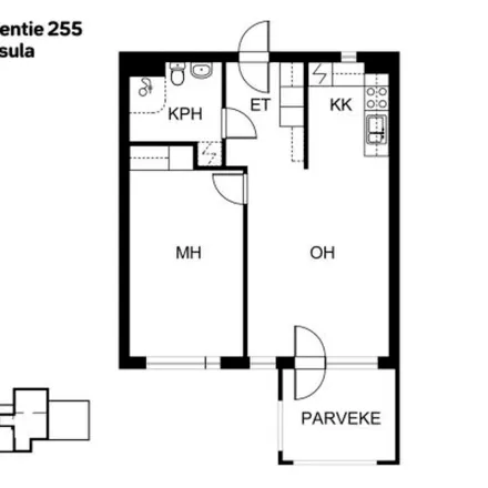 Rent this 2 bed apartment on Teboil in Hyrylänraitti, 04300 Tuusula