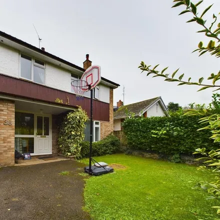 Rent this 4 bed house on 38 Merlin Way in Leckhampton, GL53 0LU