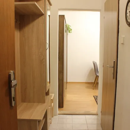 Rent this 1 bed apartment on Sabinovská 362/5 in 821 02 Bratislava, Slovakia