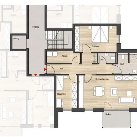 Rent this 3 bed apartment on Albert-Schweitzer-Straße 26b in 32312 Lübbecke, Germany