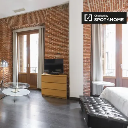 Rent this studio apartment on Madrid in Equivalenza, Calle de Hortaleza
