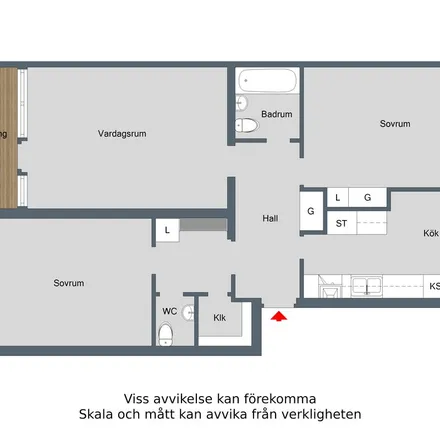 Image 1 - Gröna vägen, Östermalmsvägen, 612 40 Finspång, Sweden - Apartment for rent