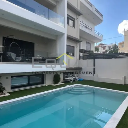 Rent this 3 bed apartment on Κρήτης in Municipality of Agia Paraskevi, Greece