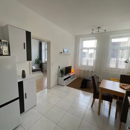 Rent this 2 bed apartment on Delitzscher Straße 117 in 04129 Leipzig, Germany