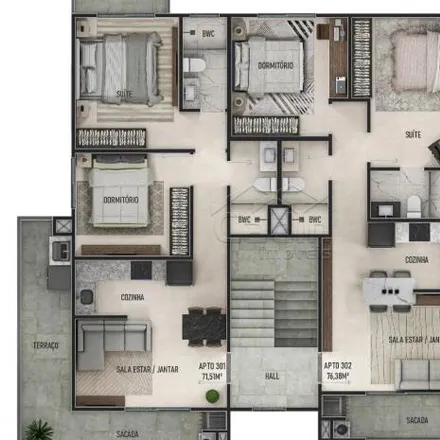 Buy this 2 bed apartment on Rua Adílio Juvenal Mafra in Centro, Navegantes - SC