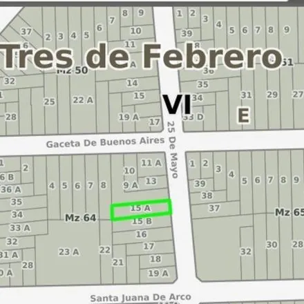 Buy this 4 bed house on 256 - 25 de Mayo 146 in Partido de Tres de Febrero, B1702 CHT Ciudadela