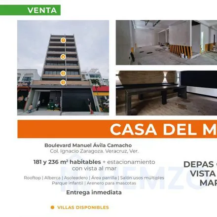 Buy this studio apartment on Central de Autobuses de Veracruz (CAVE) in Llegadas y Salidas AU, Salvador Díaz Mirón