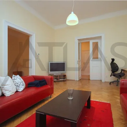 Rent this 3 bed apartment on Vyšší odborná škola zdravotnická a Střední zdravotnická škola in Veleslavínova, 116 93 Prague