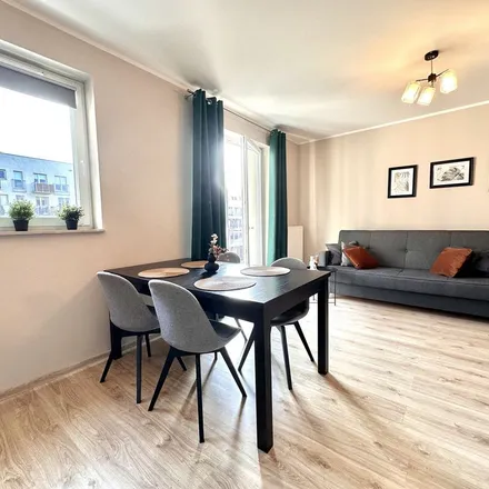 Rent this 1 bed apartment on Promenady Wrocławskie Center in Zakładowa, 50-231 Wrocław