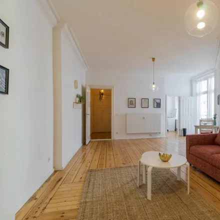 Rent this studio apartment on Straßmannstraße 8 in 10249 Berlin, Germany