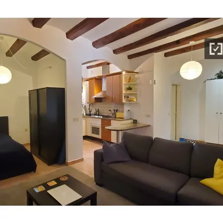 Rent this studio apartment on Carrer de la Riereta in 12, 08001 Barcelona
