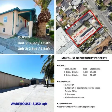 Buy this 5 bed house on 1587 Pomona Avenue in San Jose, CA 95110