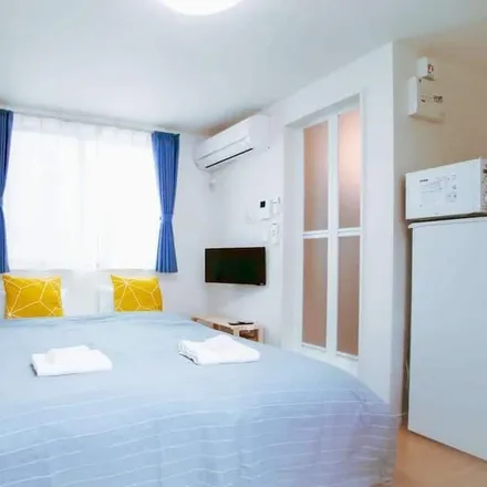 Rent this 1 bed apartment on Katsushika City Museum in 葛飾区白鳥３－２５－１ 曳舟川親水通り, Towa
