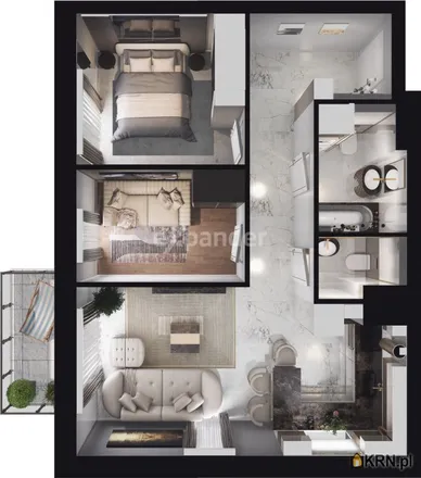 Buy this 3 bed apartment on Borkowska 42 in 80-180 Gdansk, Poland